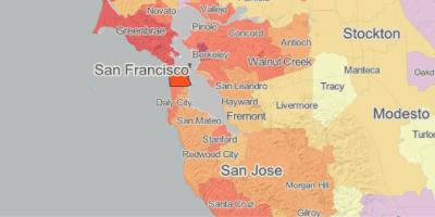 Mapa do mapp San Francisco