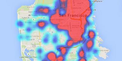 Mapa de San Francisco fezes