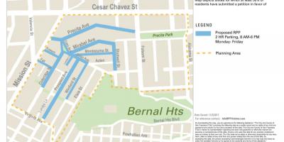 Mapa de SFmta limpeza de ruas