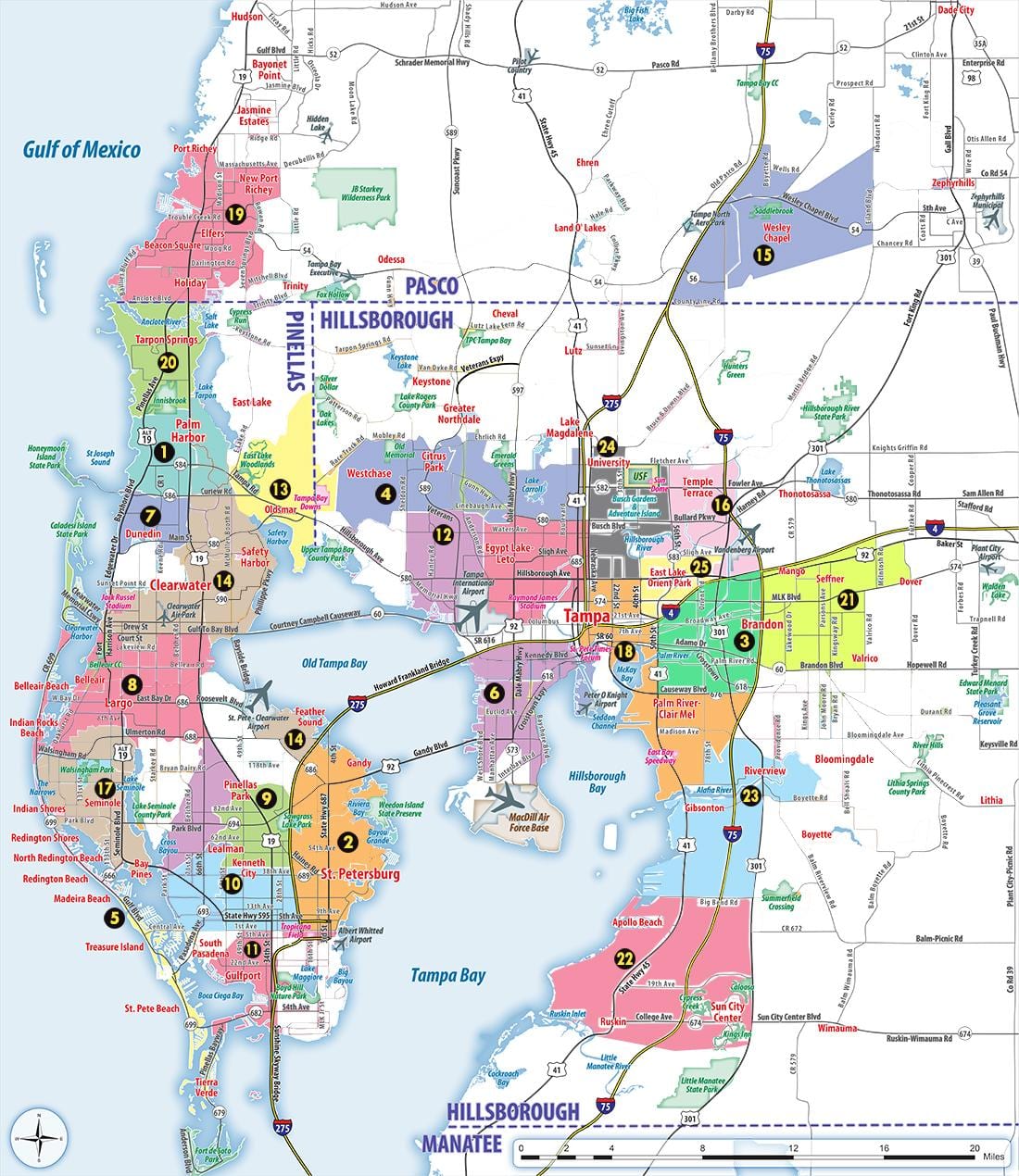 San Francisco, área da baía cep mapa