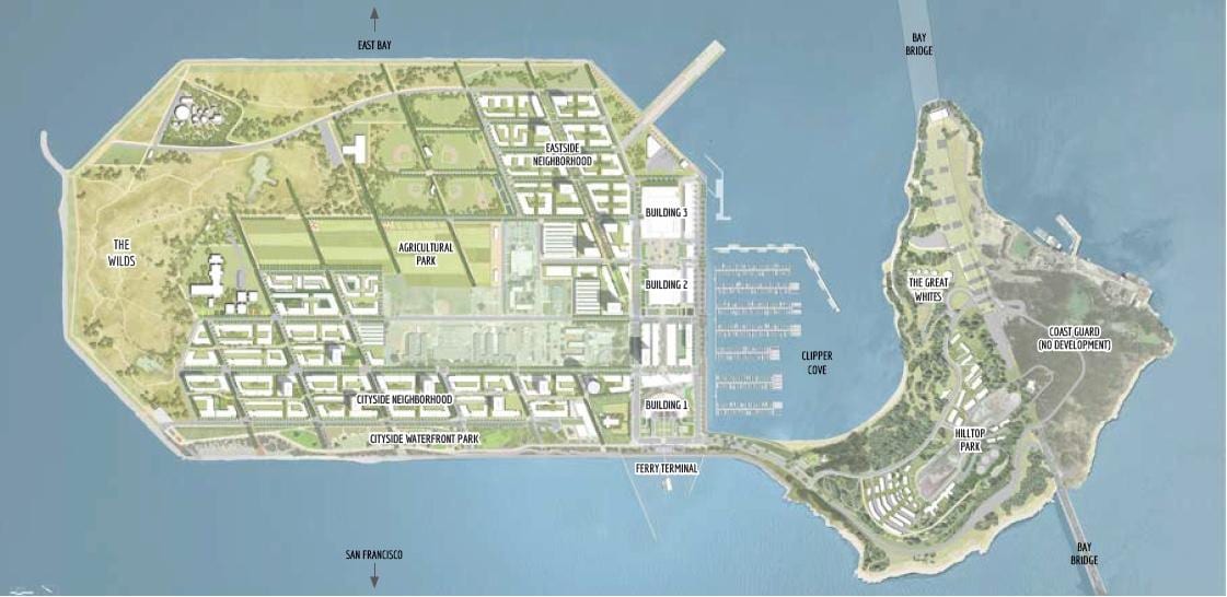Mapa da ilha do tesouro de são Francisco