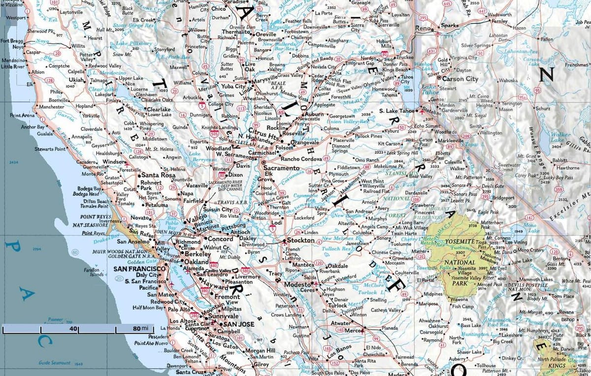 Mapa de são Francisco