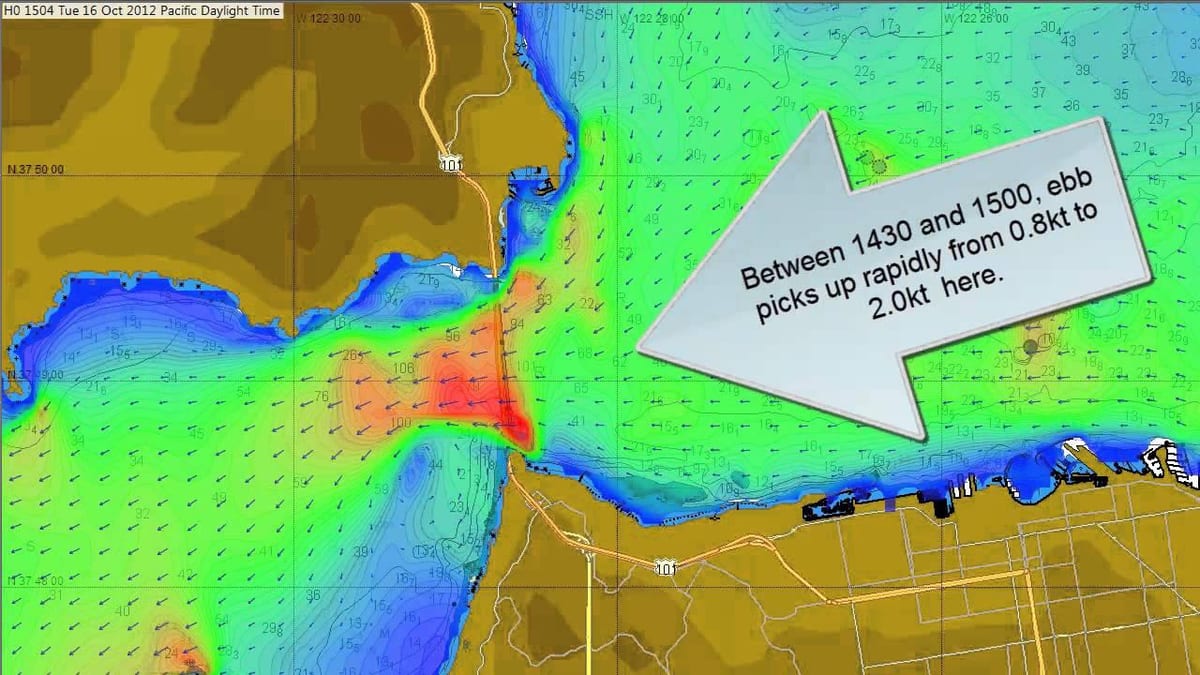 Mapa da baía de são Francisco, atual 