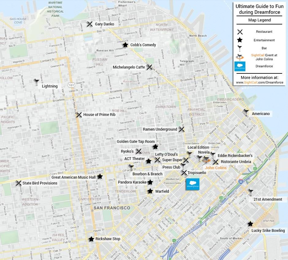 Mapa de são Francisco barra de