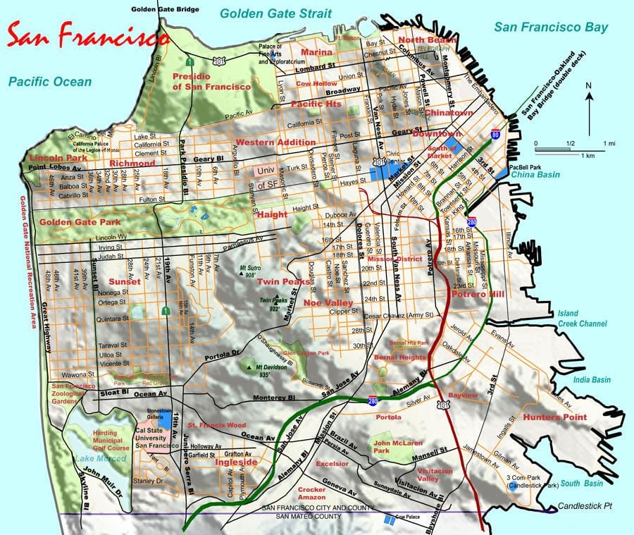 ap de são Francisco de elevação