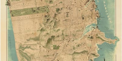 Mapa de old San Francisco 