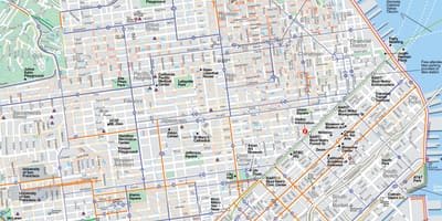 Mapa detalhado de são Francisco