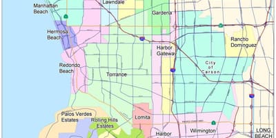 Mapa da área da baía sul ac