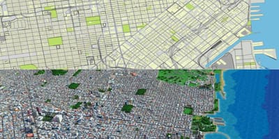 Mapa ofSan Francisco 3d 