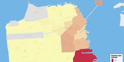 San Francisco públicas de habitação mapa