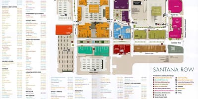 Westfield San Francisco centre mapa